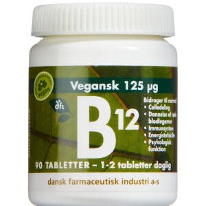 B12-vitamin tabletter, 90 stk (Udløb: 11/2025)